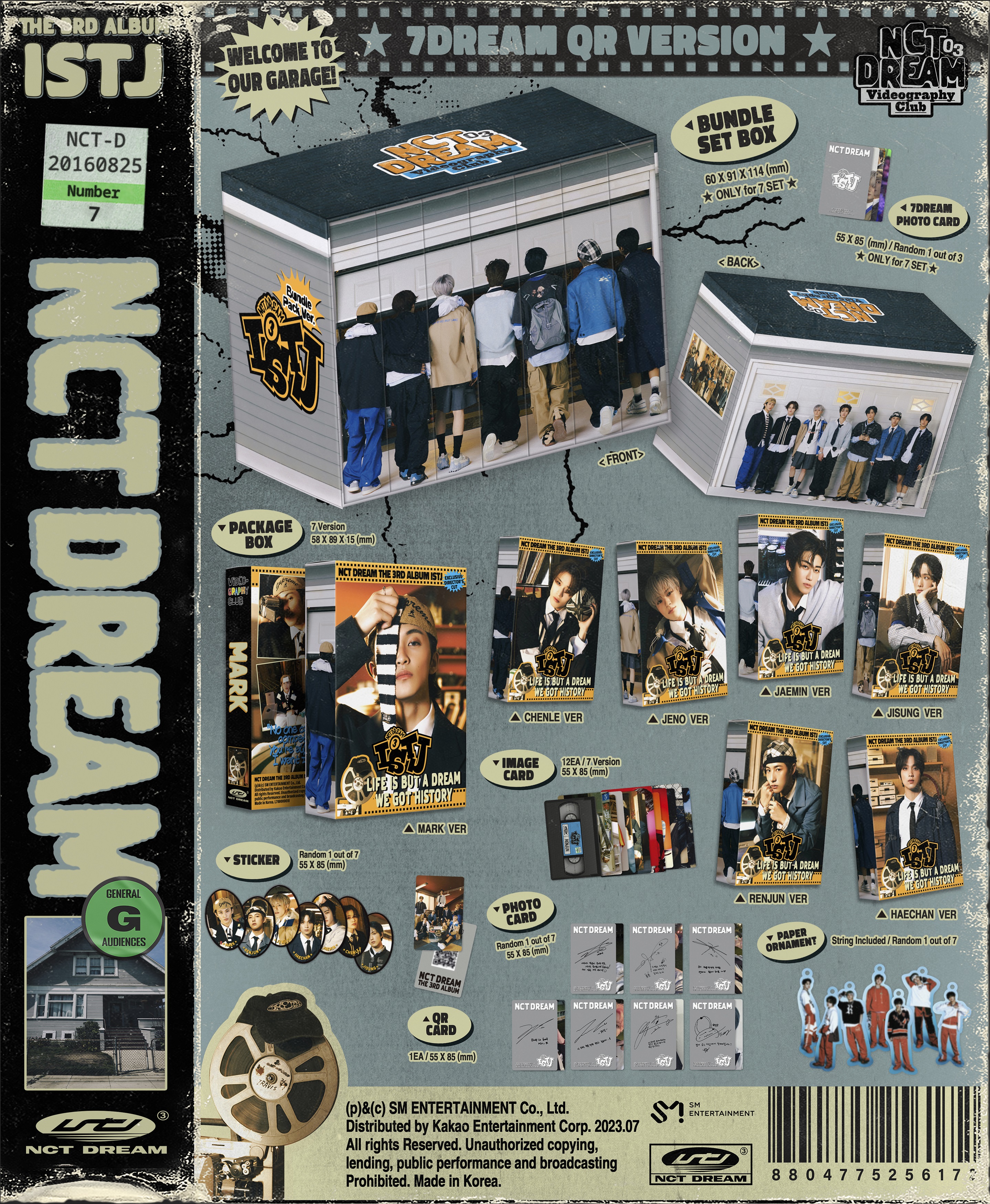 jp.ktown4u.com : [7CD セット] NCT DREAM - 正規アルバム3集 [ISTJ 